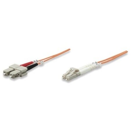 Intellinet Network Solutions 2M 7Ft Lc/Sc Multi Mode Fiber Cable 471268